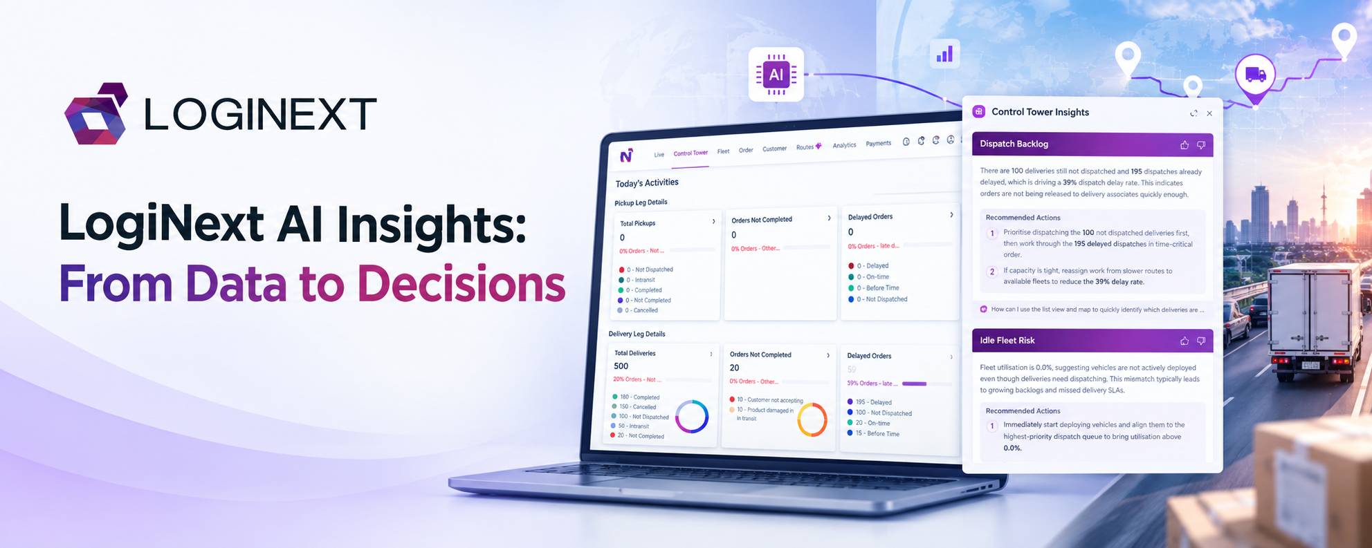 Mở khóa hiệu quả Logistics bằng phân tích dữ liệu AI - LogiNext Unlock Logistics Efficiency with AI Data Insights
